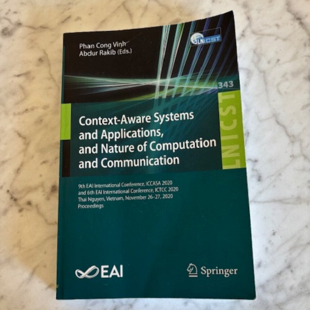 Phan Cong Vinh Context-Aware Systems and Applications